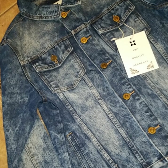 🆕️Denim Blue jean Jacket S - Picture 4 of 10